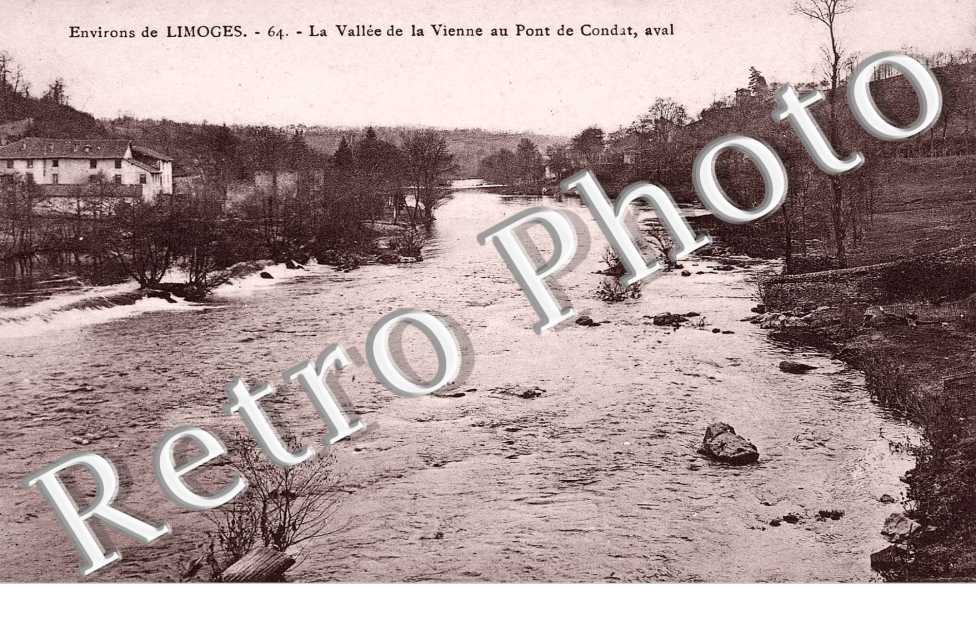 La vallée de la Vienne au Pont de 
