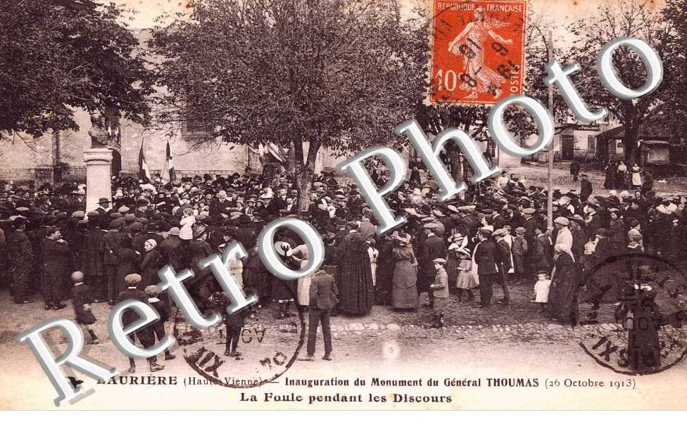 Inauguration du monument du general Thoumas