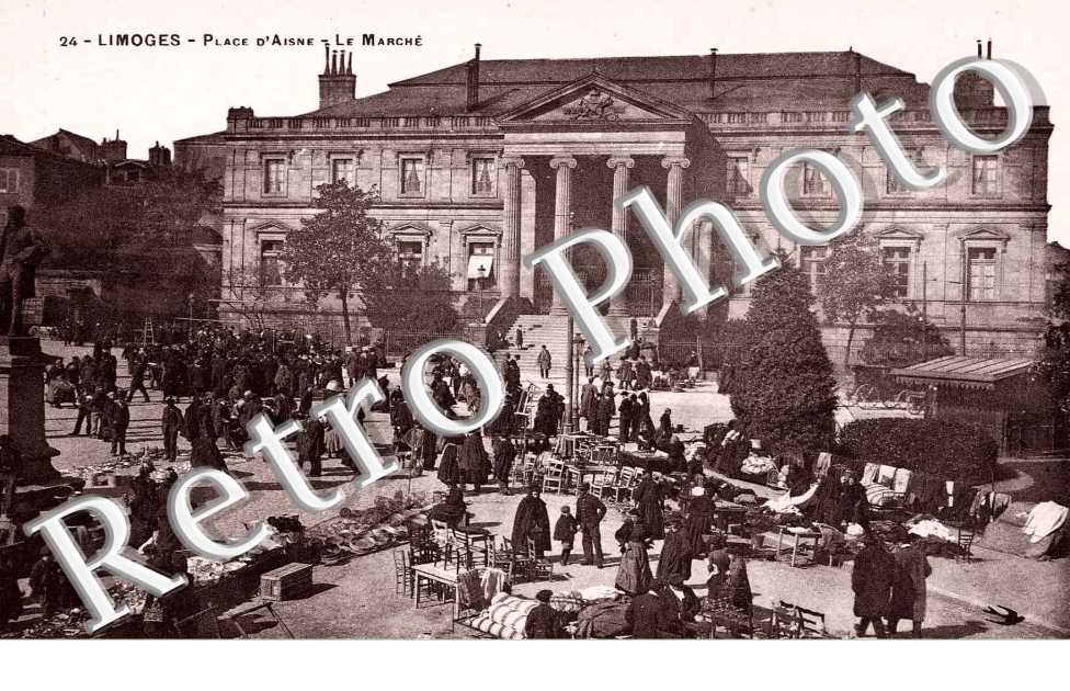 Place d'Aisne Le marche