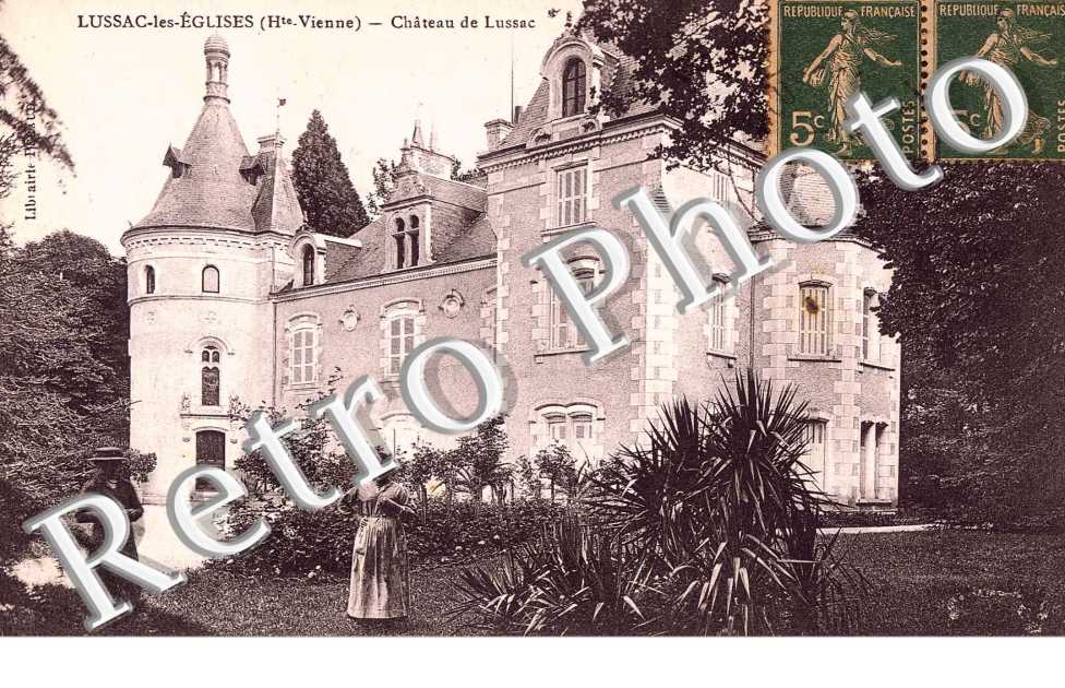 Lussac les Eglises chateau de Lussac