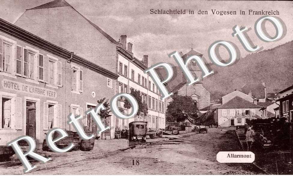 Schlachtfeld in den Vogesen