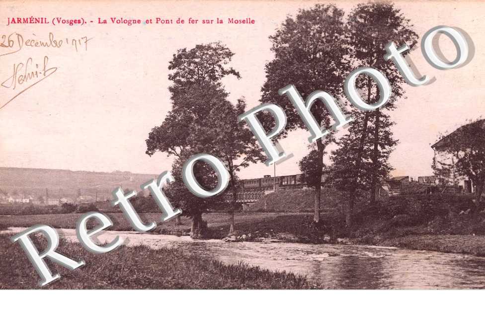 La Vologne et pont de fer