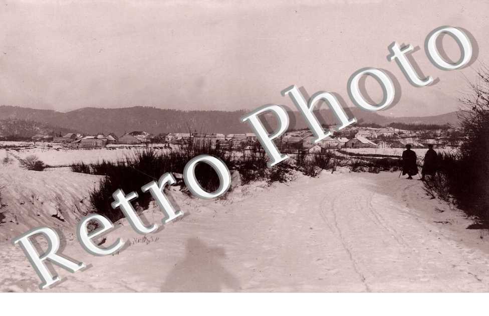 le village sous la neige