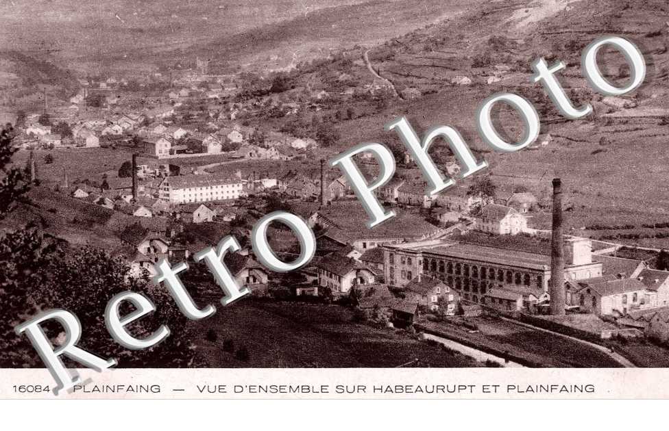 Vue d'ensemble sur Habeaurupt  et Plainfaing