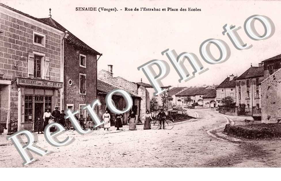 Rue de l'Estrabac et Place des Ecoles