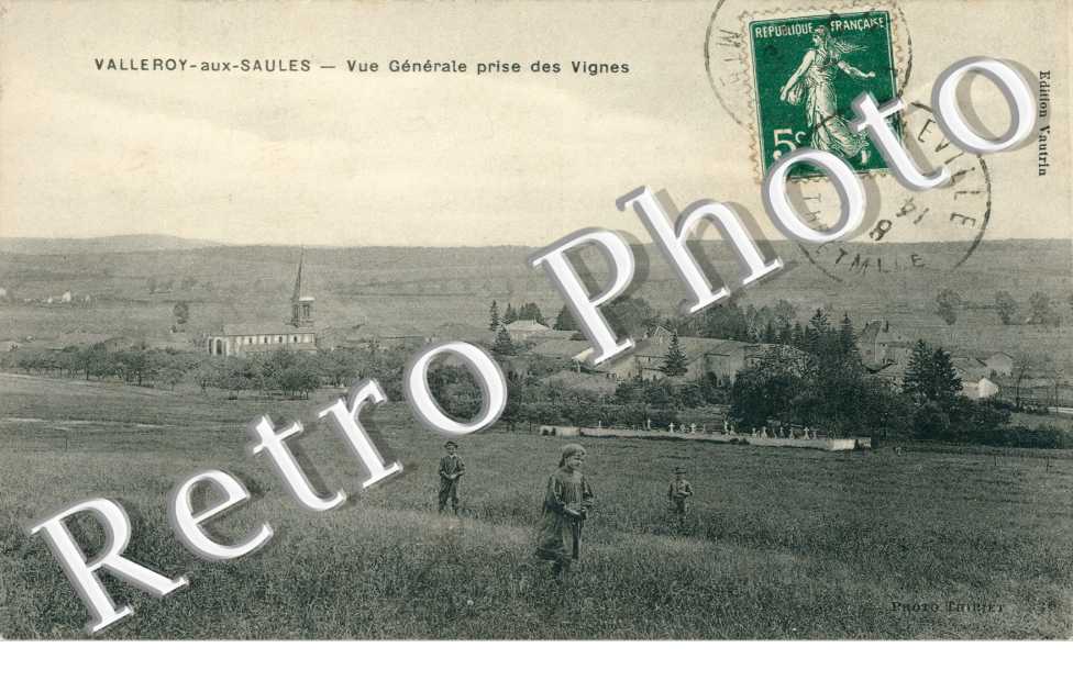 Vue generale prise des vignes