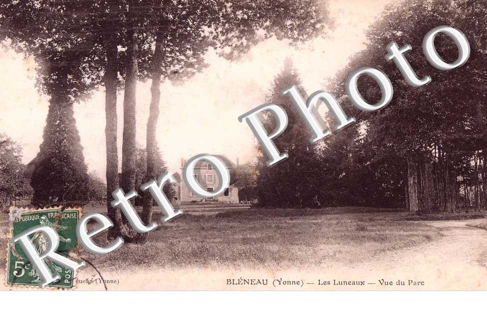les Luneaux, vue du parc
