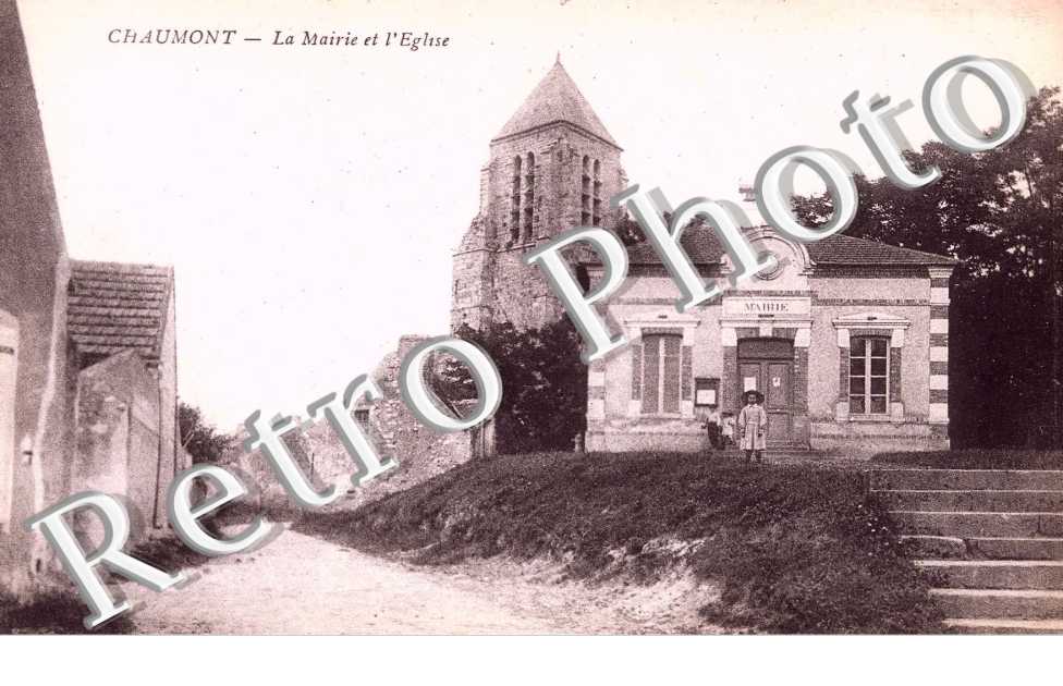 La mairie et l'eglise