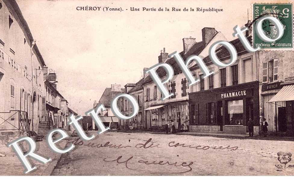 une partie de la rue de la Republique