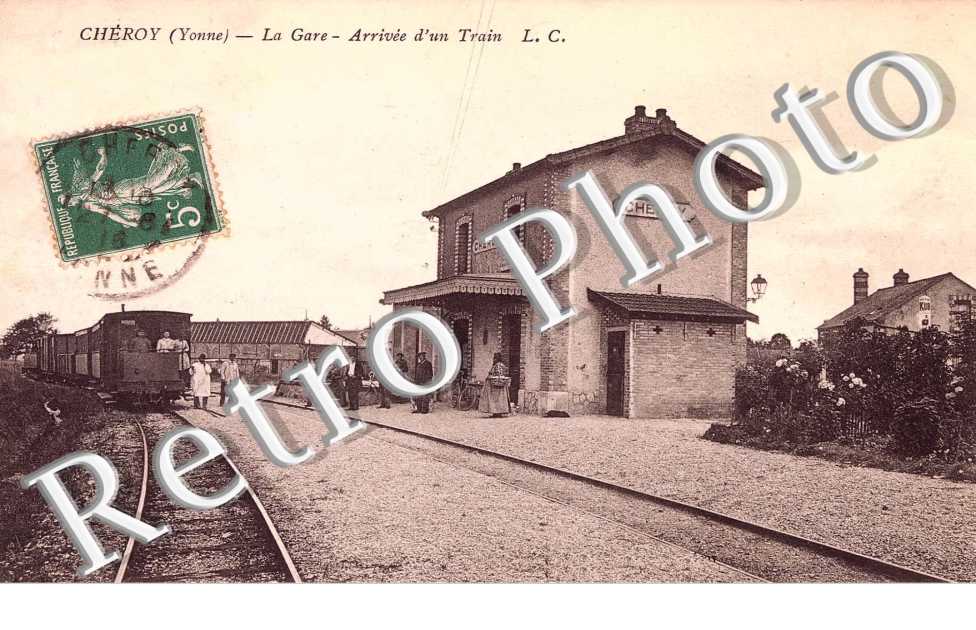 la gare, arrivee d'un train