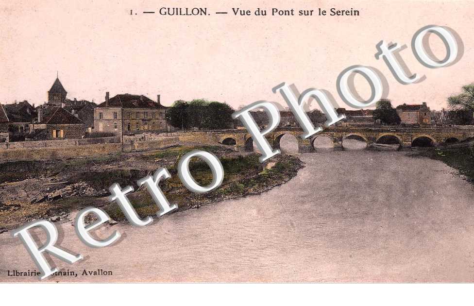 vue du pont sur le Serein