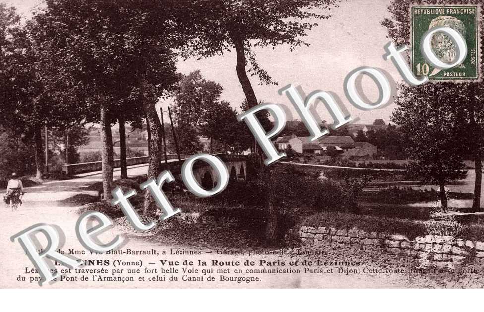 Vue de la route de Paris et de Lezinnes