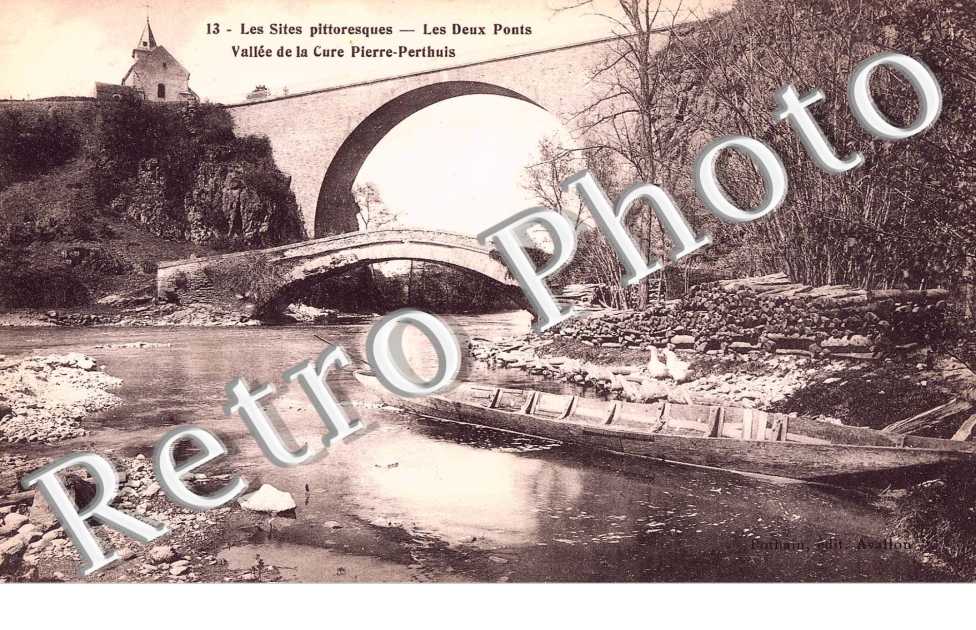 vallee de la Cure, les deux ponts
