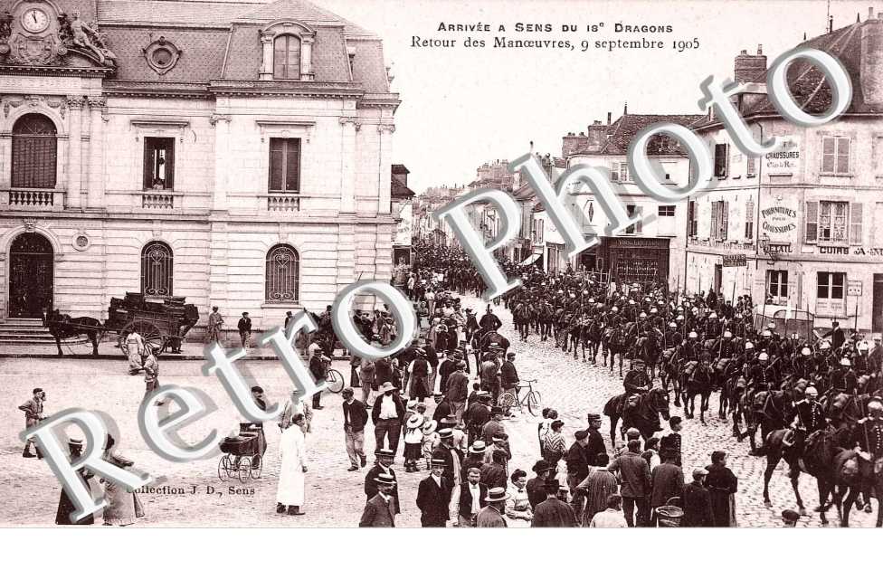 RETOUR DES MANOEUVRES 9 SEPT. 1905