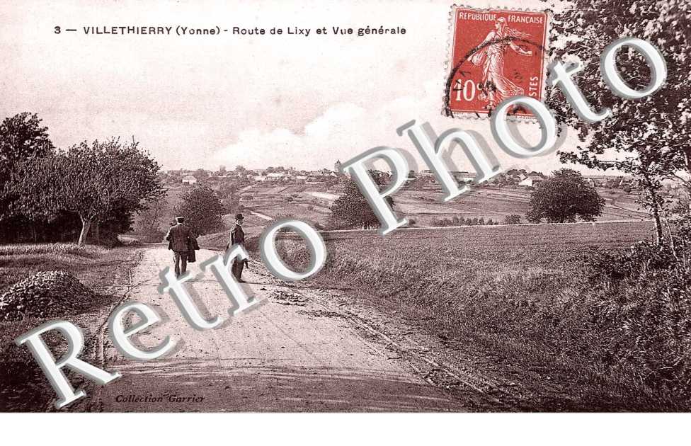 Route de Lixy et vue generale
