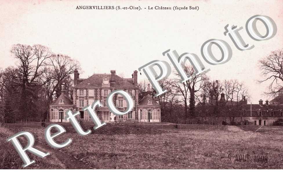 Le Chateau (facade sud), - Librairie A. Boutroue, Dourdan