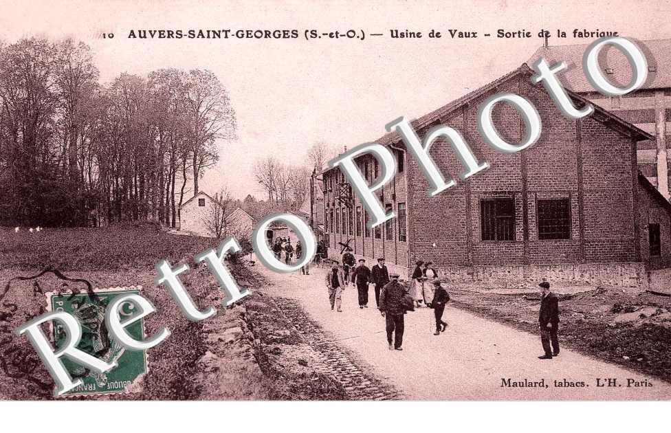 Usine de Vaux, Sortie de la fabrique