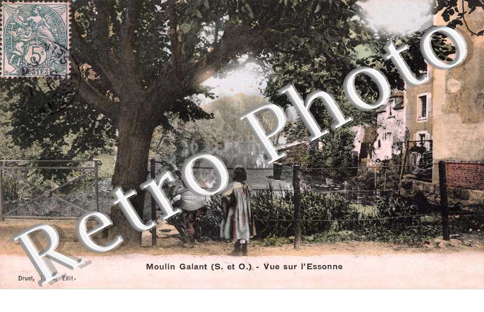 Moulin Galant - vue sur l'Essonne