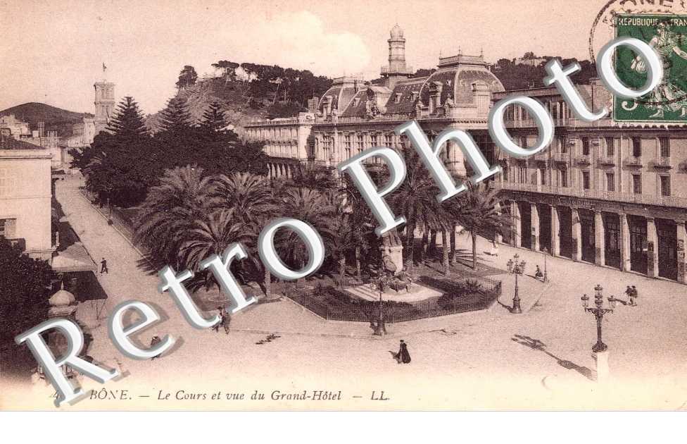 le cours et vue du Grand Hotel  (1913)