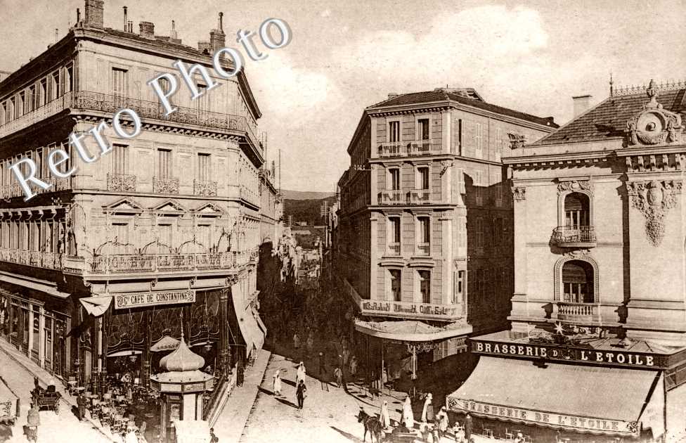 la rue Nationale, l'hôtel de Paris et le Grand-Hôtel