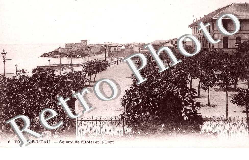 Square de l'hotel et le fort