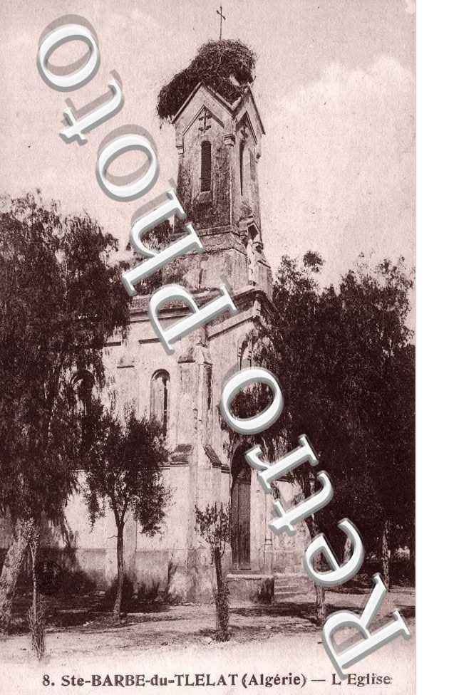 Sainte Barbe du Tlelat, l'Eglise