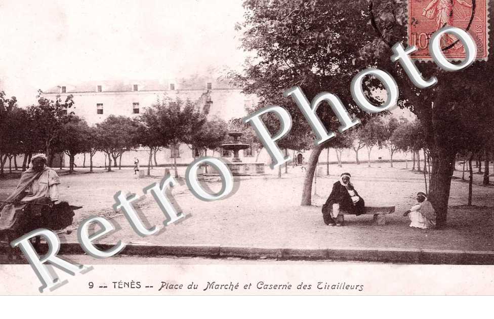 place du marché et Caserne des Tirailleurs