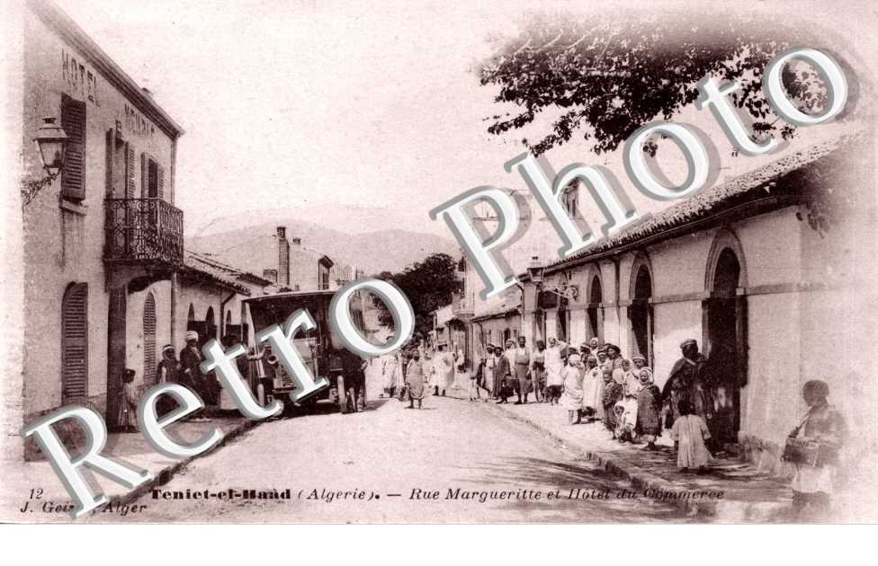 Rue Marguerite et hotel du commerce.