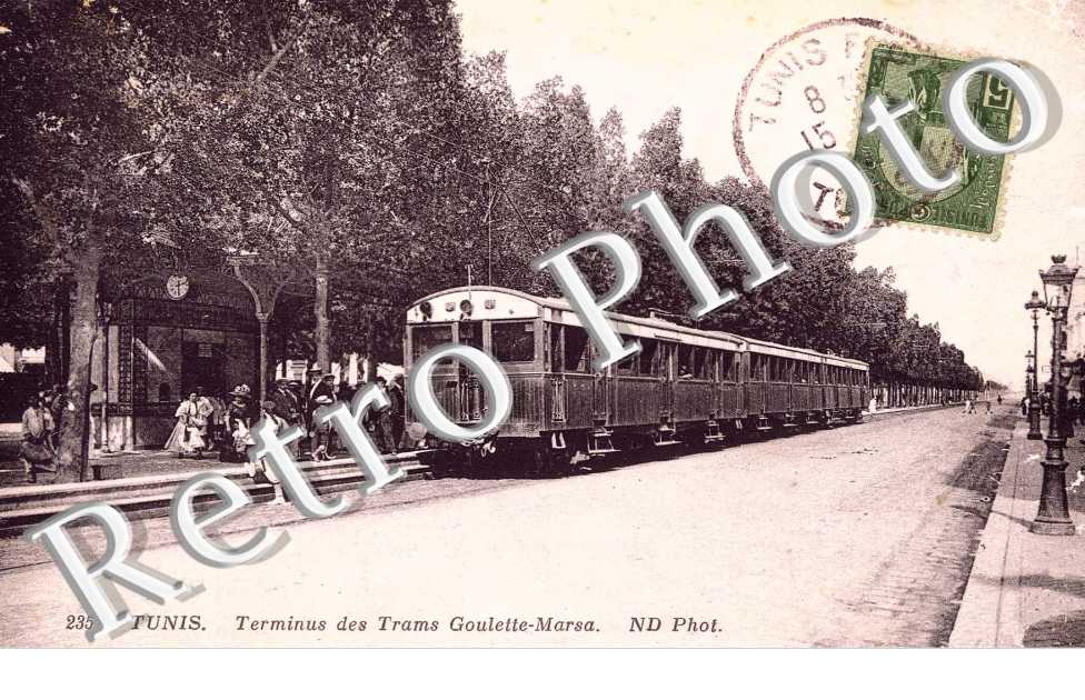Terminus du tram Goulette-Marsa
