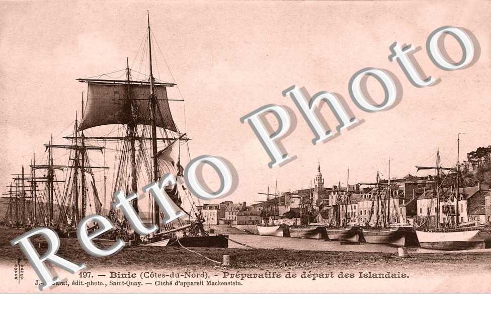 preparatifs de depart des Islandais