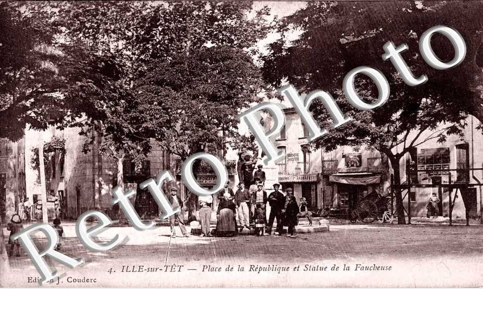 place de la Republique et statue de la faucheuse