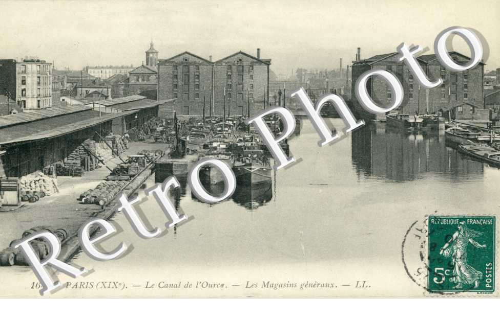 LES MAGASINS GENERAUX le canal de l'Ourcq