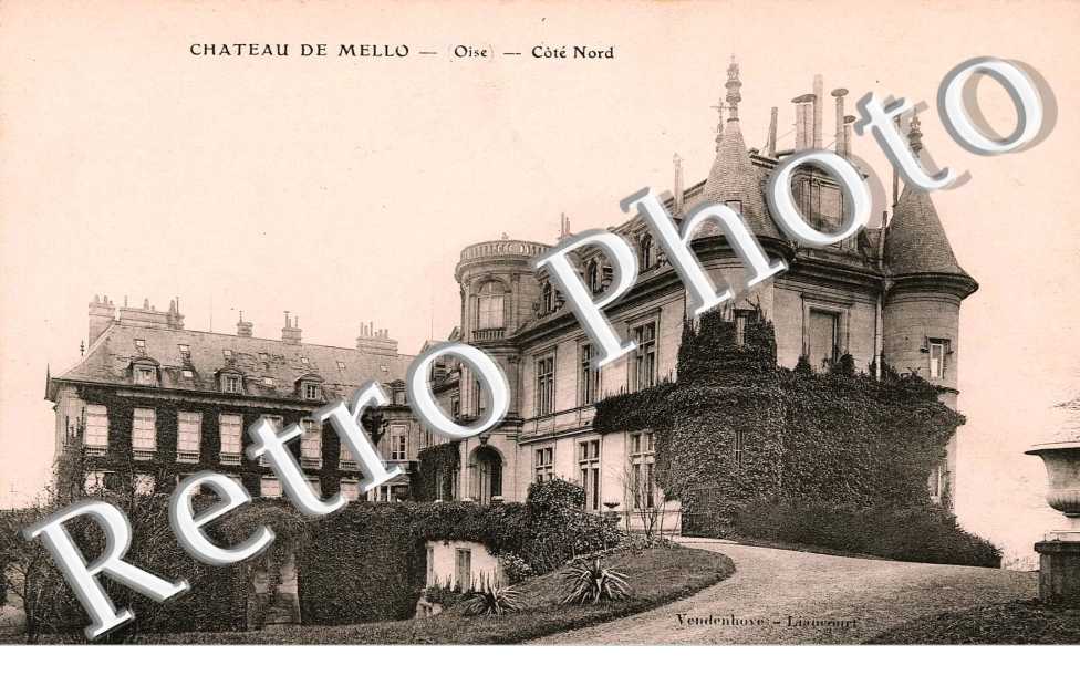 chateau de Mello, cote Nord
