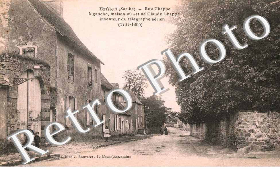 Rue Chappe et la maison ou est ne Claude Chappe