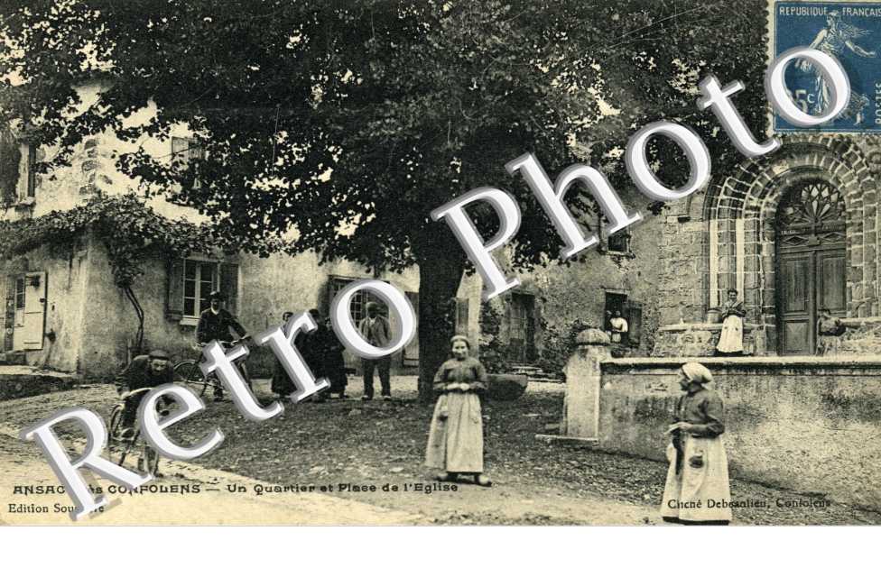 un quartier et place de l'eglise
