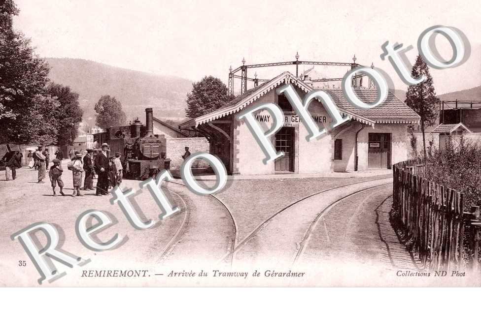 ARRIVEE DU TRAMWAY DE GERARDMER