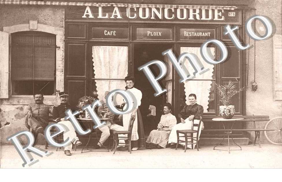 " A LA CONCORDE " (TERRASE DE CAFE)