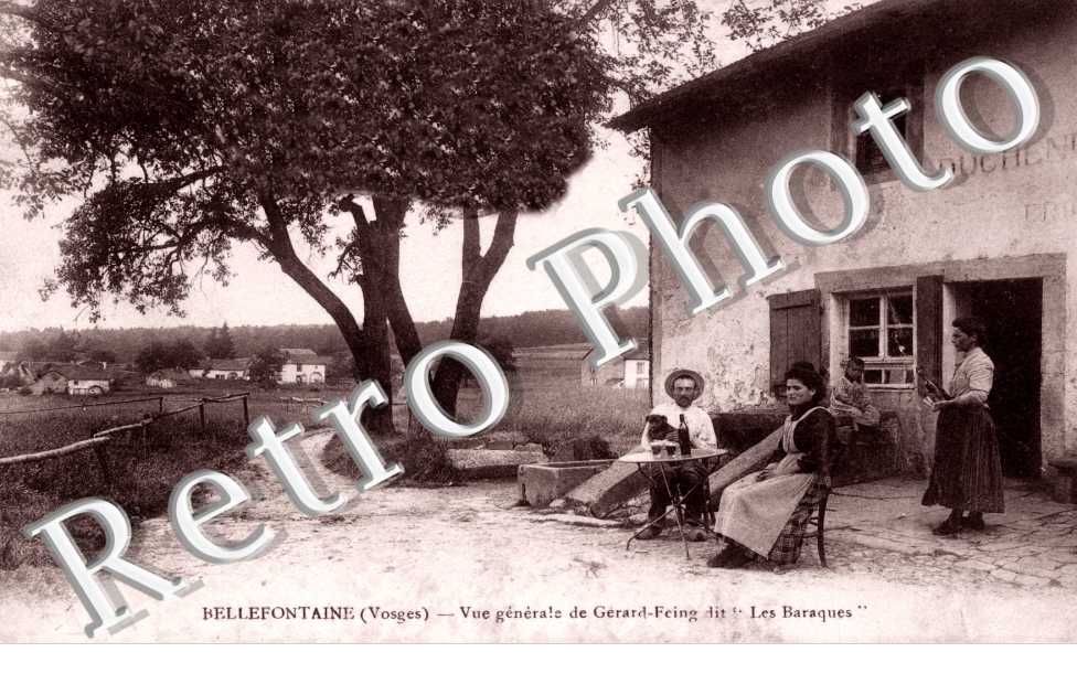 Vue generale de Gerard Feing dit "Les Baraques"