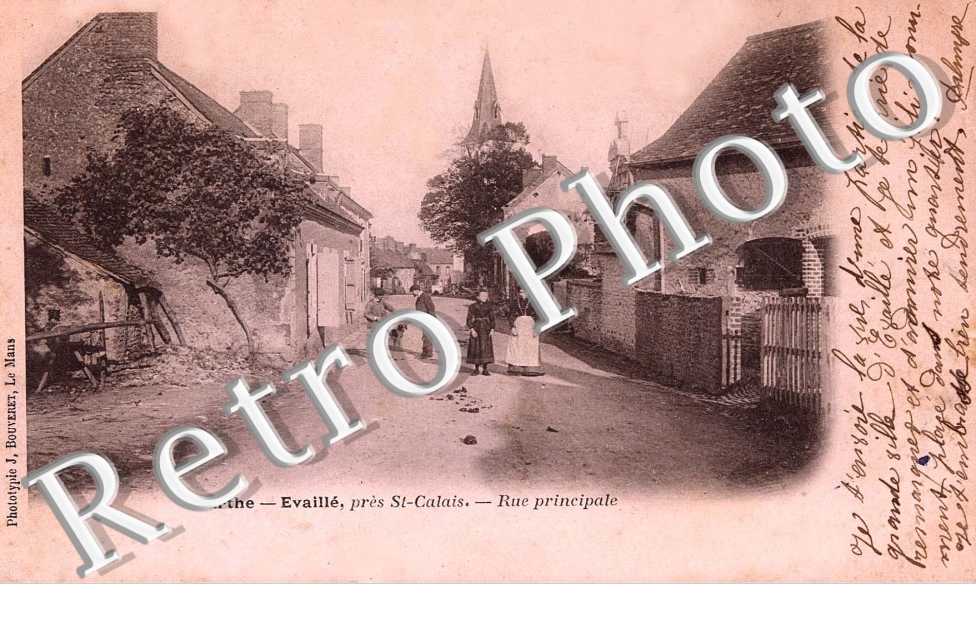 rue principale en 1902