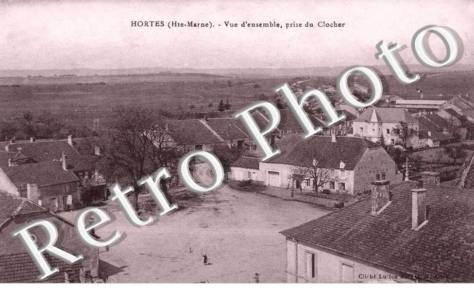 vue d' ensemble, prise du clocher