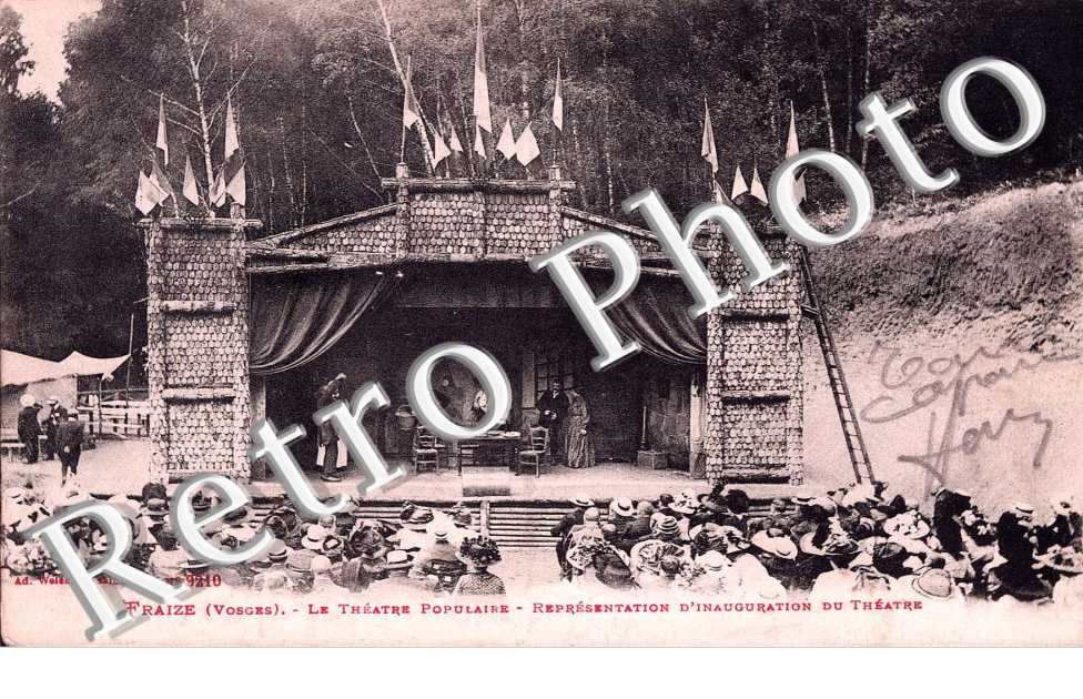 Le theatre populaire - representation d'inauguration du theatre