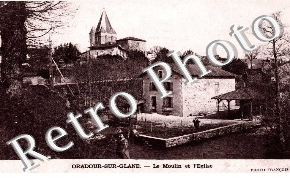 Le moulin et l'eglise