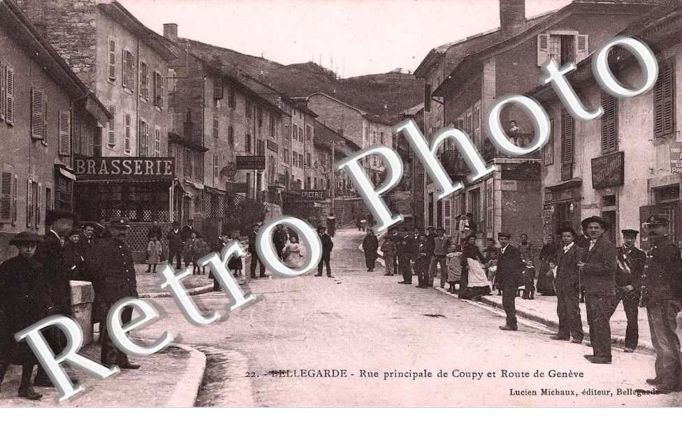 Rue principale de coupy et route de Geneve