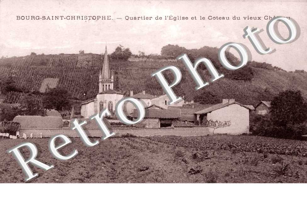 Quartier de l'Eglise et le Coteau du Vieux Chateau