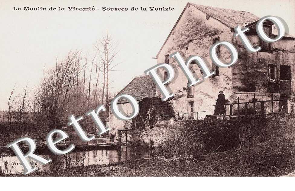 le moulin de la vicomte, sources de la Voulzie