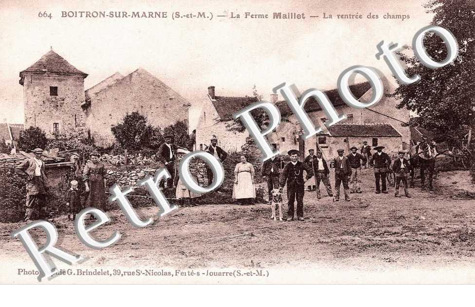 la ferme Maillet, la rentree des champs