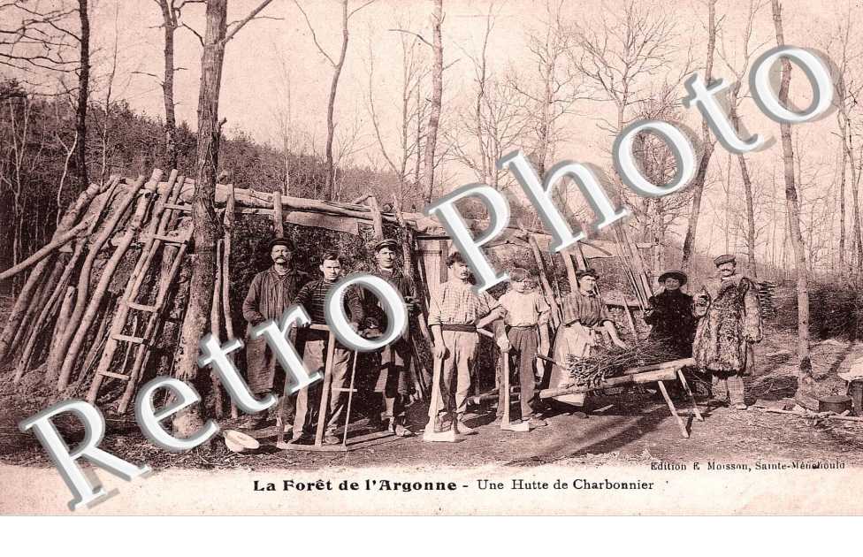 la foret - une hutte de charbonnier