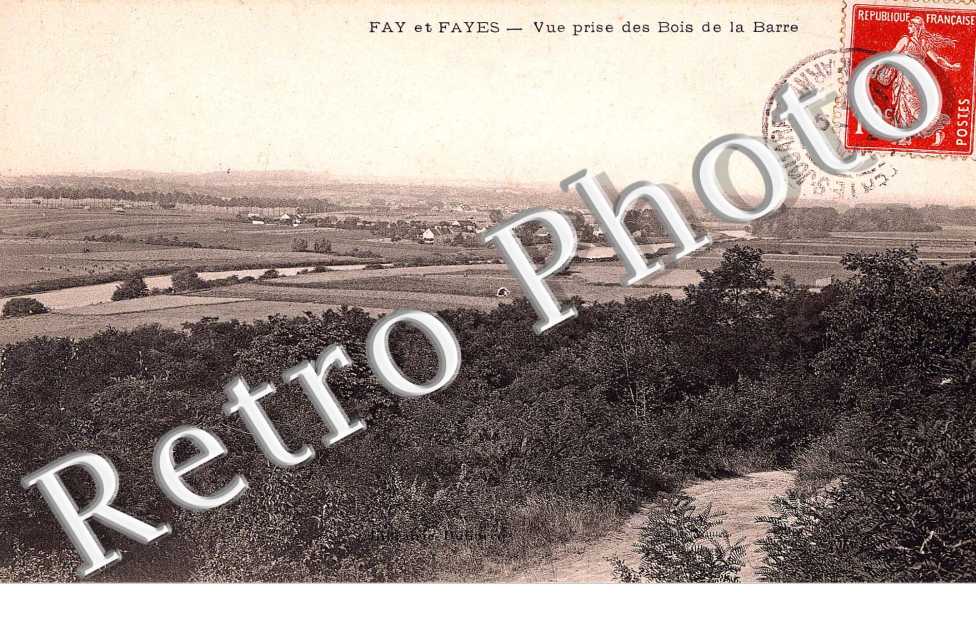 Vue prise du bois de la Barre