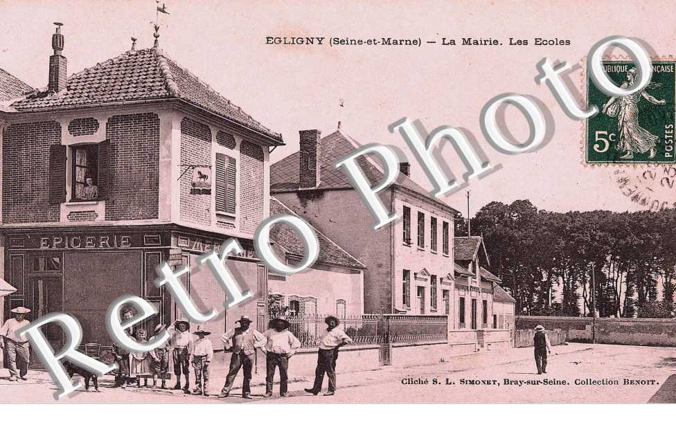 la mairie, les ecoles