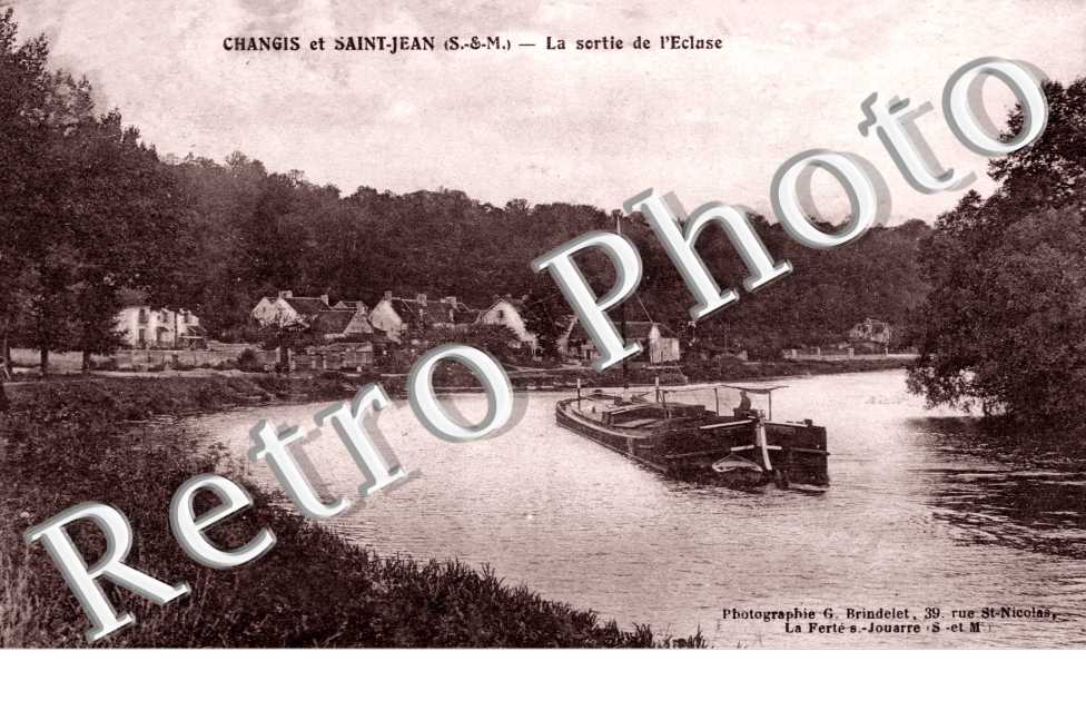 Changis et Saint-Jean  -  le Sortie de l'Ecluse